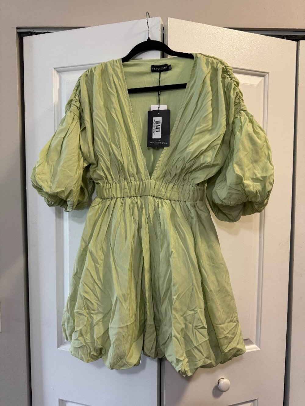 Pistachio Bubble Dress